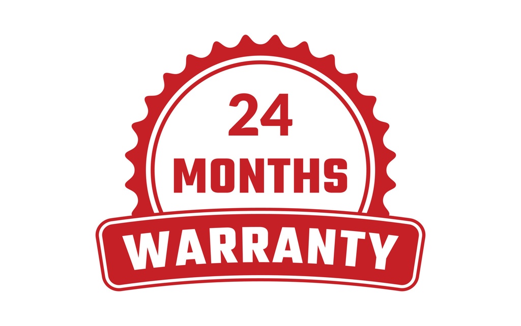 24 Month On-Site Warranty